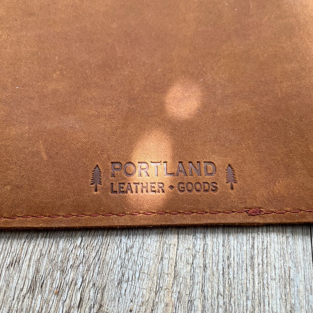 Portland Leather Goods Large Leather Snap Journal cover + insert in Dakota - Picture 2 of 9